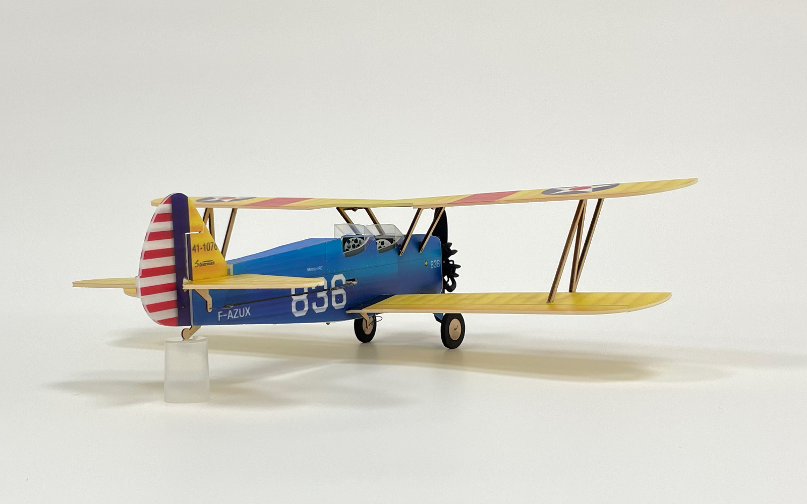 KT-Foam-RC-Flugzeug-Biplane-KITMotor-mit-einer-Spannweite-von-360-mm-im-Maszligstab-PT-17-Stearman-1986693-6